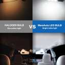 Marsauto 578 LED Bulbs Extremely Bright 400LM 2835 Chipsets for LED Interior Dome Map Door Lights Bulbs 211-2 212-2 569 6411 6451 41mm 42mm 1.65inch 6500K White RV Exterior Lighting (Pack of 4)
