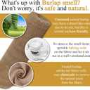 40" x30 Feet Garden Burlap Multipurpose Burlap Tree Wrap, Burlap Fabric Premium Weed Barrier,Erosion Control, Natural Burlap Rolls, Jute Fabric, Landscape Burlap for Outdoor Plant Gardening