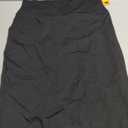 Hybrid & Company Women's Premium Nylon Ponte Stretch High Waist Pencil Suit Skirt Below Knee (Black, XL)