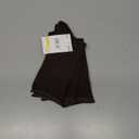 Hugh Ugoli Women's Cotton Crew Socks, Soft, Regular Fit, Plain Color Casual Socks for Trouser, Brown, 3 pcs