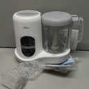 BEAR 2024 Baby Food Maker | One Step Baby Food Processor Steamer Puree Blender | Auto Cooking & Grinding | Baby Food Puree Maker with Self Cleans | Touch Screen Control, White