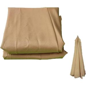 NILZA Replacement Parasol Top Cover, 10ft(3m) 6 Ribs 8 Ribs Patio Umbrella Canopy, Umbrella Replacement Fabric Canopy For Backyard Pool Beach Deck (Color : Khaki, Size : 3m/10ft-6 ribs)