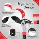 Extendable Loppers, SK5 Teflon-Coated Blades, Gear Drive, 65-100 cm