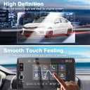 Karltys [Upgrade] 2 Pack Screen Protector for 2023-2025 Honda CRV EX-L/Sport-L Hybrid / 2026 CR-V Sport Touring Hybrid (ONLY ) / 2022-2025 Honda Civic 9-Inch Touchscreen Accessories Navigation Film Tempered Glass
