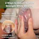 haakaa Wearable Silicone Breast Pump with Steriliser Bag, 2-in-1 Hands-Free Passive Breast Milk Catcher for Nursing Mom, Breastfeeding Essentials, 2-Pack 75ml Pumps & 1 Steriliser Bag (Grey)