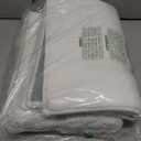 DEXI Bathroom Rugs Set 2 Piece 32x20, Washable Non Slip Bath Mat for Shower Floor, Absorbent Quick Dry Bathmat with Rubber Backing, Ultra Soft Plush Carpet for Tub, White (2 Pack - 1'8" x 2'8" (Rectangular))