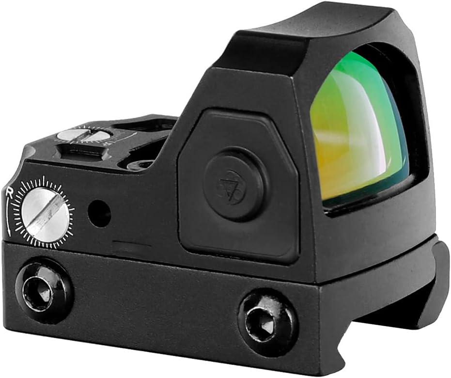 ohhunt Red Dot Sight 2 MOA Reticle Mini Shake Awake Optics 12 Brightness Adjustment