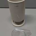 carrotez Utensil Drying Holder for Kitchen Counter, Self Draining, Small Utensil Cutlery Flatware Silverware Holder Drainer Cup, Beige, 1 ea