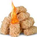 Natural Fire Starters for Grills: Premium Waterproof Quick Firestarters Sticks | Odorless Fire Starter for Campfires | Fireplaces | Wood Stove | BBQ | Smoker | Fire Pit - 72 pcs