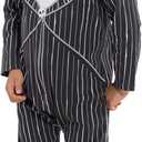 Disney Nightmare Before Christmas Jack Skellington Zip Up Coverall Newborn to Little Kid (4T)