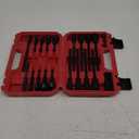 Magnetic Impact Nut Driver Set of 6 SAE Color Coded Nut Setter, 6 Inch Length CR-V Nut Driver Tool Set 1/4 Inch Hex Shank Extra Long Nut Driver Bit Set