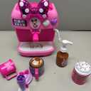 Disney Jr. Minnie Mouse Rise & Shine Bowrista Set, 10 Inch Play Espresso Machine, Ages 3 and Up