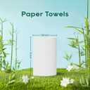 ECOLipak TAD Paper Towels 10 x 800 White, 6 Roll High Capacity