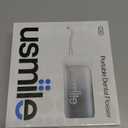 usmile C10 Portable Water Flosser  Travel-Friendly, 95-Day Battery, 4 Modes, 360 Nozzle, 180ml Tank, IPX7 Waterproof, Dentist-Recommended for Braces, Implants & Sensitive Gums (Inkstone Black)