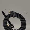 Vabogu Cat 8 Ethernet Cable 6FT, Heavy Duty 26AWG High Speed 40Gbps 2000MHz, Gold Plated RJ45 Shielded, Weatherproof Indoor & Outdoor LAN Cable for Gaming PC PS5 Xbox Modem Router