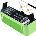 for iRobot Roomba Replacement Parts Roomba 1800Li Lithium Ion Battery - Compatible with Roomba 980 960 895 890 860 695 680 690 675 640 614 Series 14.4V 26Wh 1800mAh