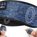 MUSICOZY Bluetooth 5.4 Headband Headphones for Sports and Sleep, Wireless Sleeping Eye Mask Earbuds Earphones for Side Sleepers Workout Running Cool Tech Gadget Unique Gift
