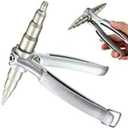 FOLAI Copper Pipe Expander - Universal Hand Tool for Refrigeration & Copper Pipe Swaging - 1/4", "5/16", "3/8", "1/2", "5/8", "3/4", "7/8" inch Tube Expander (Silver)