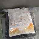 Magnetic Thermal Insulated Door Curtain for Winter Fits Door Size 38" x 82", Temporary Thermal Door Cover for Cold with Thickened Cotton, Window Insulation Kit for Sliding Glass Doorways - Black