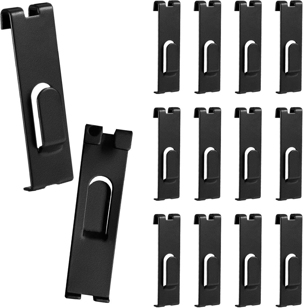 20 Pack Gridwall Hooks Hangers Metal Grid Wall Picture Hooks Grid Wall Accessory for Art Clothes Painting, Panel, Pegboard, Shelf, Commercial Display