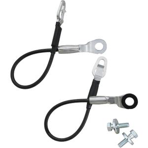APPERFiT Tailgate Cable Strap with Bolt Compatible with 1999-2007 Chevrolet Chevy Silverado Avalanche GMC Sierra 1500 2500 3500 Tailgate Parts Replaces 88980509 88980510 11609938