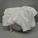 Pleated Bed Skirt Twin Size, Easy Fit with 16 Inch Tailored Drop, Wrinkle-Free Microfiber, Lightweight, Classic & Clean Look (White)