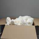 Litanika King Size Fluffy Comforter Set Cream, White 3 Pieces Warm Sherpa Fleece Winter Bedding Set, Ivory Jacquard Checkered Plush Fuzzy Bed Set(1 Comforter, 2 Pillowcases)