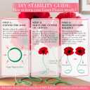 2 Pcs 5ft Large Red Poppy Flowers Giant Artificial Poppy Standing Huge Handcrafted Decoration for Garden Hotel Office Wicked Birthday Wedding Bridal Shower Art Gallery Shop Window Display