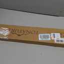 Tonature No Drill Cellular Shades for Indoor Windows, Thermal Insulating & Noise Reducing Honeycomb Blinds, Free Stop Cordless Blackout Shades, White,23 1/2" W x 36" H