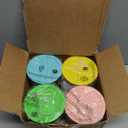 4 Pack for Ninja Creami Swirl Pints and Lids Compatible with Ninja NC700 Series, NC701, NC701C, Creami Containers for Swirl Ice Cream & Soft Serve Makers, BPA-Free, Dishwasher Safe