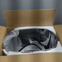 BestOffice | 13 Gallon Trash Can with Lid | Automatic Touchless Garbage Can | Odor Control | Modern Oval Design | Easy to Clean | Stainless Steel | Fits Any Kitchen, Bathroom, Office or Home