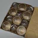 OBTANIM 12 Pack Shot Glasses, 1.5 oz Clear Shot Glass Cups Set with Heavy Base for Bar Restaurants Home