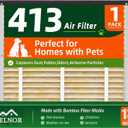 413 Filter Replacement for Aprilaire US Patented Naturally Bamboo Kun 2Pack | Patented Bamboo Kun Technology, Natural Bamboo Freshness, Moisture Protection, Advanced Odor Control, 16x25x4, Merv 13