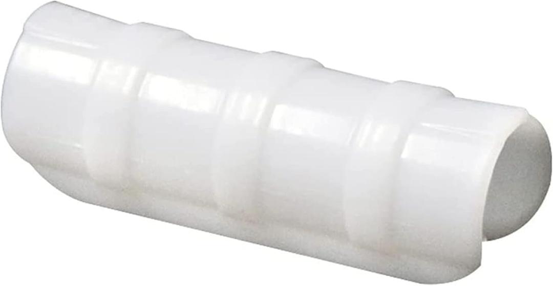 Farm Plastic Supply - Greenhouse Clamp 20 Pack - (4" Long x 1" Wide) - White ABS Clamps for Greenhouse, ABS Clips, Greenhouse Clamps for Farming, Gardening, Agriculture