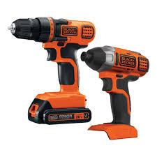 Black and Decker Cordless Impact Driver and Cordless Drill, 20V Max, With Charger Cord and charger, No Lithium Battery Included