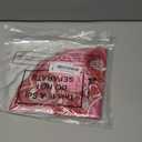 WovWeave 4 Pcs Valentines Day Round Placemat Embroidered Love Heart Table Placemat Romantic Table Centerpieces for February 14th Wedding Anniversary Dining Party Decoration, 15 x 15 Inch