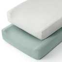 lulumoon Muslin Changing Pad Cover: Baby Diaper Changing Table Pad Cover - Changing Pad Sheets for Girls Boys
