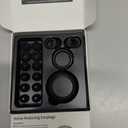 Ear Plugs for Sleeping, 2 Pairs of Reusable Earplugs for Noise Reduction 25dB-30dB with 8 Ear Tips, Soft Hearing Protection Ear Plugs for Concert,Noise Sensitivity, Study & Work, Black