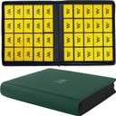 Card Binder 20 Pocket,Trading Card Binder Holds up to 2000 Cards with 50 Sleeves,Zipper Card Holder Album Compatible with TCG Card/Game Cards/Sports Card