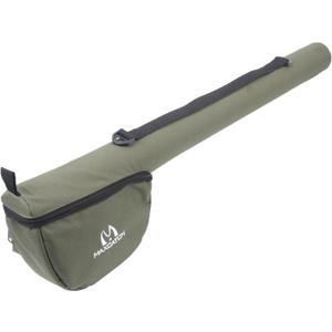 M MAXIMUMCATCH Maxcatch Fly Fishing Rod Case with Reel Pouch, Complete Protection Bag for 9FT 2/4 Piece Rods (Green, For 7.5' 4sec Fly Rod Length: 25.9'')