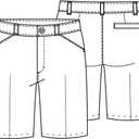 Classroom School Uniforms Big Girls Flat Front Low Rise Short (5, Khaki)