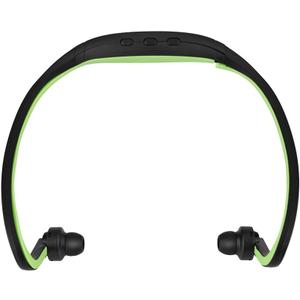 Serounder Bluetooth Headset, Sport Bluetooth 4.1 Neckband Earphone Stereo Headphones Headset w/Mic, TF Card Slot and Hands- Calls(Green)