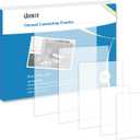 Uinkit Thermal Laminating Pouches Variety Small Size 5mil Thickness Card Notecard ID Badge Business Photo Size Professional Quality Dry-Erase Friendly Sheets Glossy Clear Laminator Pouch, 100 Pack