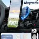 Jusy Compatible with Magsafe Polka Dot Phone Case for iPhone 11, Cute Aesthetic Magnetic Ring Holder Stand Case, Soft TPU and Hard PC Protective Phone Cover for Women Girls - Black Polka Dot