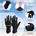 Loopeer 2 Packs Women Sun Protection Driving UV Gloves Full Finger Touchscreen Non Slip Breathable Summer Outdoor Gloves