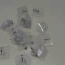 24 Pack Self Adhesive Hooks Heavy Duty - 33lb Max, Transparent, Waterproof, Sticky Wall Hooks for Keys, Bathroom, Shower, Outdoor, Kitchen, Door, Home Improvement, Utility