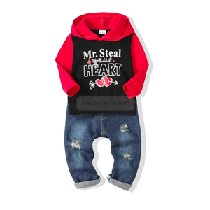 NZRVAWS Baby Boy Clothes Toddler Boy Outfit 2 3 4T 6 12 18 24 Month Fall Winter Hoodie Clothing, 18-24 month