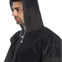 Rain Coats (2 Pack) - Reusable EVA Rain Ponchos For Adults Rain Jackets Raincoats For Men Women (One Size, Black)