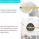 BEWAVE Portable Air Conditioner Hose, Portable Exhaust Vent Hose with 5.9 Inch Diameter, Universal Replacement AC Vent Hose Length up to 78.7"