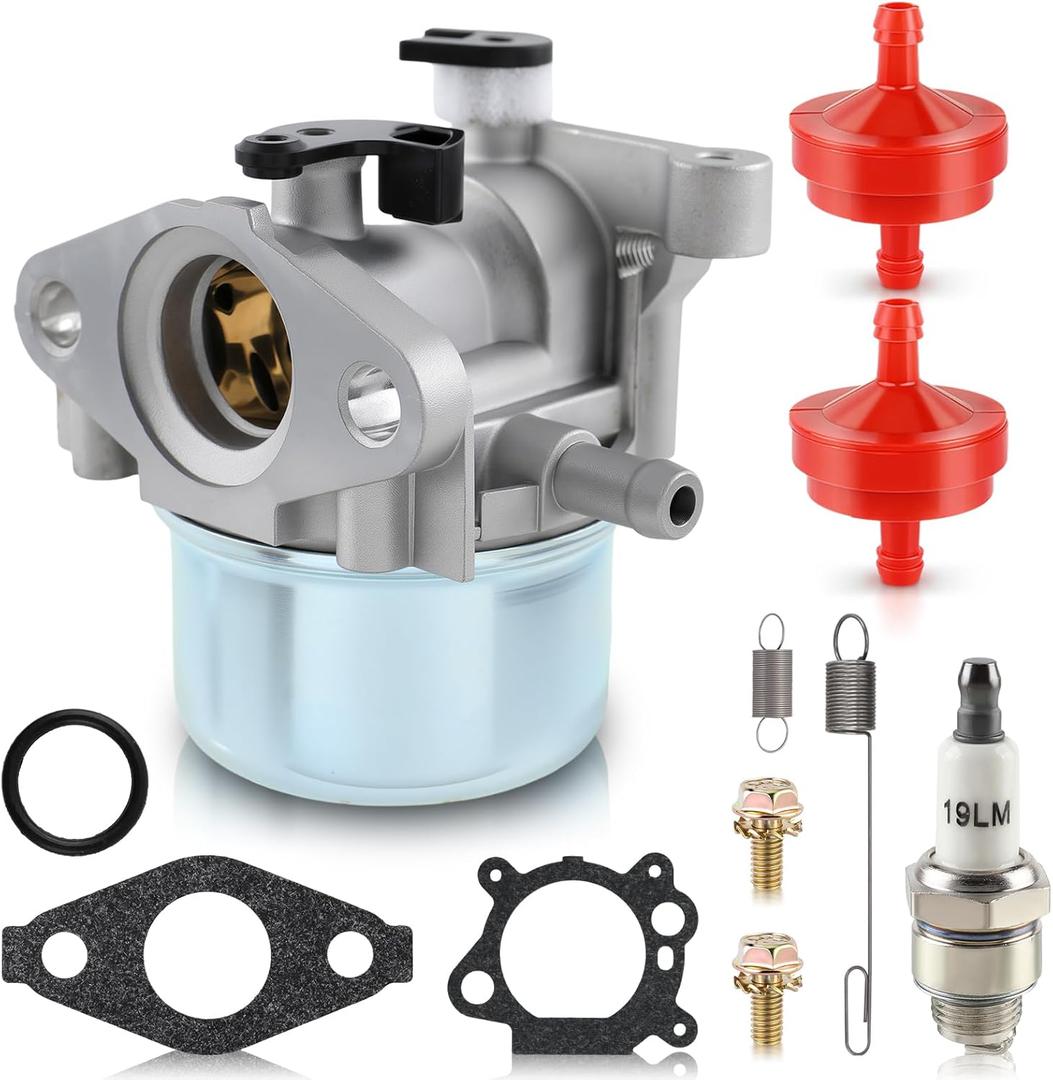 Carbhub 675 190CC Carburetor Kit for 6.25HP 6.75HP Push Mower 190CC 675 Series Engine Craftsman Troy Bilt TB230 725EX Toro 22 Recycler Lawnmower Carburetor 799866 790845 799871 796707 794304